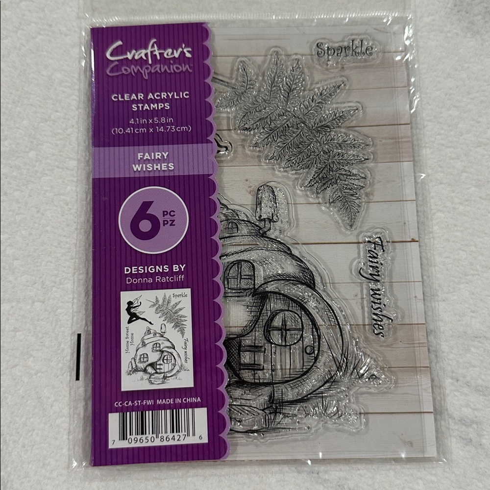 Clear Stamp Collection with Floral and Sentiment Designs - Picture 7 of 9